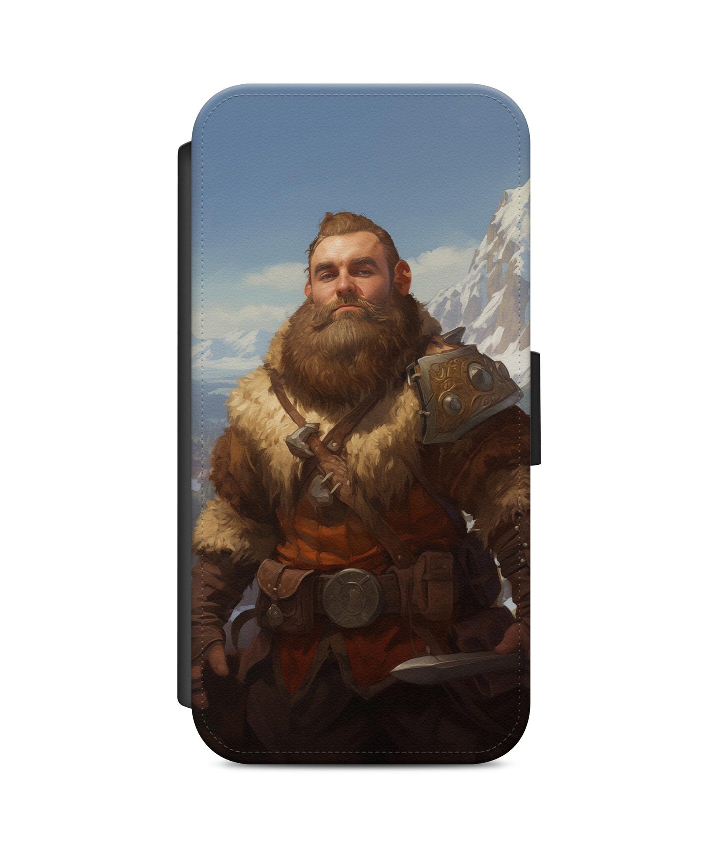 Custom Phone Case For iPhone & Samsung, Fantasy Dwarf Gnome Art, Phone Case from Photo, Personalized Portrait on Phone Case
