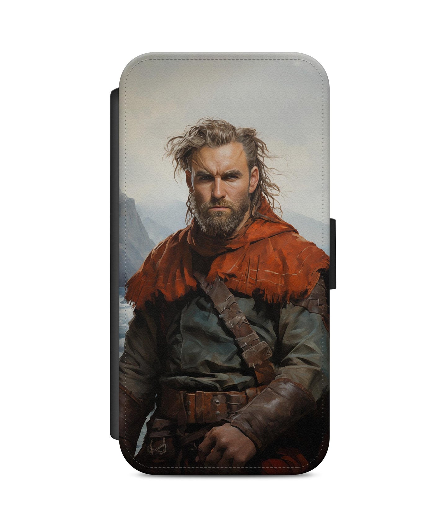 Custom Portrait Phone Case, Viking Portrait from Photo, Personalized Phone Case For Iphone & Samsung, Unique Gift, Fantasy Phone Case